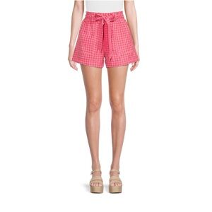 Time and Tru Women's Paperbag Waist Shorts Size Large NWT